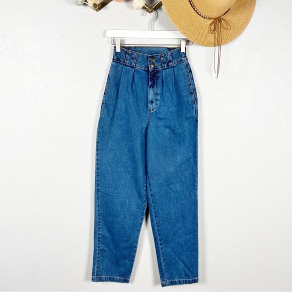 NWT Lucy & Yak Addison Jeans High Waisted Tapered Organic Cotton Jeans Size 24 - Picture 8 of 9